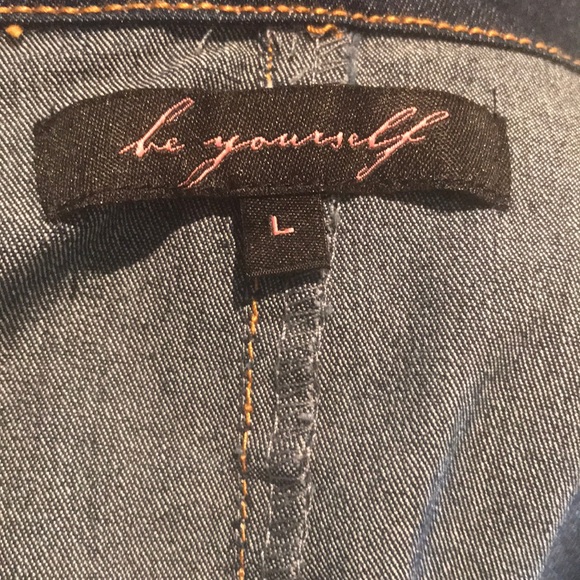 “BE YOURSELF ” Denim Ladies Blazer . - Picture 14 of 15